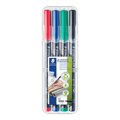 Feutre Staedtler Lumocolor 317 permanent Medium 3 pièces + 1 gratuit
