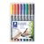 Viltstift Staedtler Lumocolor 317 permanent M set à 8 stuks