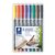 Feutre Staedtler Lumocolor 318 permanent Fin 8 pièces assorti