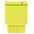 Aimant Scrum 75mmx75mm jaune 5 pièces
