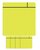 Magneet scrum 75x75mm geel 5 stuks
