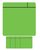 Magneet scrum 75x75mm groen 5 stuks