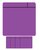 Magneet scrum 75x75mm paars 5 stuks