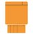 Aimant Scrum 75mmx75mm orange 5 pièces