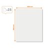 Feuille tableau blanc Nobo effaçable à sec 60x80cm blanc Photo