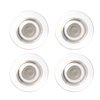 Glasbordmagneet Nobo extra sterk 32mm transparant 4 stuks foto