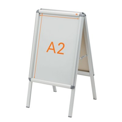 Chevalet de trottoir Nobo A2 47,5x89cm avec cadre clipsable