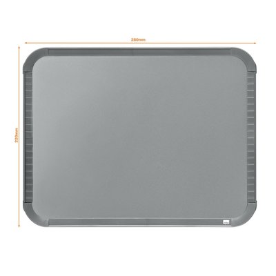 Whiteboard Nobo Slim Line 22x28cm zilver