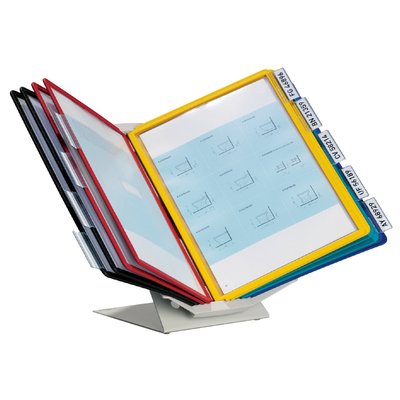 Pupitre de table Durable 5579 Vario Pro 10 pochettes gris