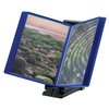 Support InfoManager Djois Flex-O-Frame basic 10 pochettes anthracite/bleu Photo