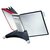 Bureaustandaard Durable 5632 Sherpa met 10-tassen rood/zwart