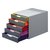 Module à tiroirs Durable Varicolor 5 tiroirs gris