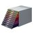 Module à tiroirs Durable Varicolor 10 tiroirs gris