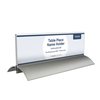 Porte-nom de table Europel 61x210mm acryl et aluminium Photo