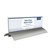 Porte-nom de table Europel 61x210mm acryl et aluminium