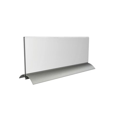Porte-nom Europel 105x297mm acryl et aluminium