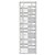 Tableau de présence Legamaster 770x260m 30 noms