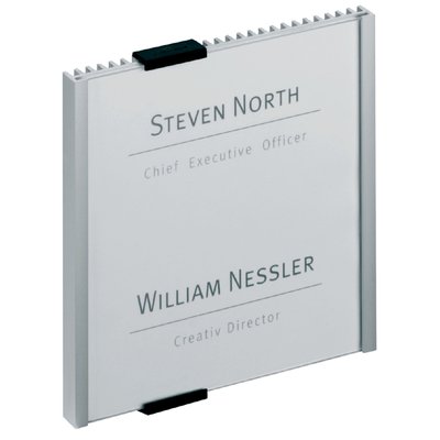 Plaque de porte Durable 149x148mm