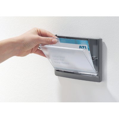 Plaque de porte Durable Click Sign 149x52,5mm graphite
