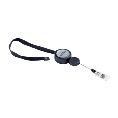 Cordon textile Durable 9229 avec enrouleur 900mm noir