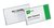 Badge Durable 8001 met speld en klemrand 40x75mm
