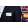 Badge Europel met clip en speld 75x40mm 24st foto