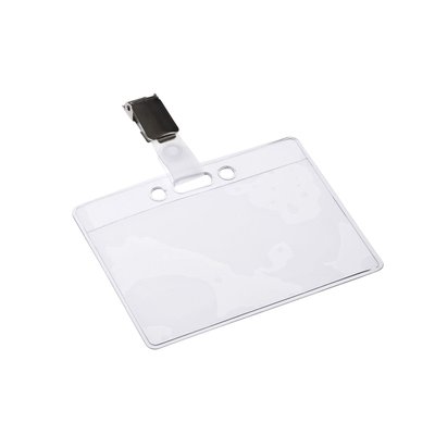 Badge Europel avec bande + pince 90x60mm
