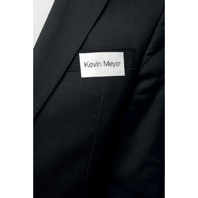 Etiquette badge Durable 8334 40x75mm adhésif blanc 240 pièces