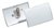 Badge Durable 8211 Click Fold met combiklem 40x75mm