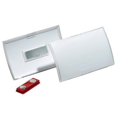 Badge Durable 8212 Click Fold avec aimant 40x75mm