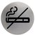 Infobord pictogram Durable 4911 niet roken rond 83mm