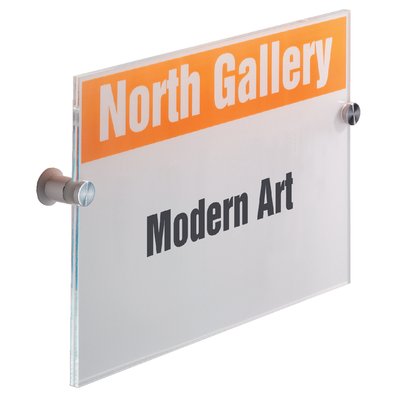 Deurbordje Durable crystal sign 4825 210x297mm