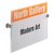 Deurbordje Durable crystal sign 4825 210x297mm