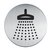 Infobord pictogram Durable 4938 douche 83mm