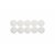 Magneet MAUL Solid 38mm 2500gr wit 10 stuks
