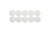 Magneet MAUL Solid 38mm 2500gr wit 10 stuks