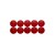 Magneet MAUL Solid 38mm 2500gr rood 10 stuks