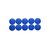 Magneet MAUL Solid 38mm 2500gr blauw 10 stuks