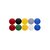 Magneet MAUL Solid 38mm 2500gr assorti 10 stuks