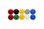 Magneet MAUL Solid 38mm 2500gr assorti 10 stuks