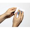 Badge Durable bezoekers 97x86mm 100 stuks foto