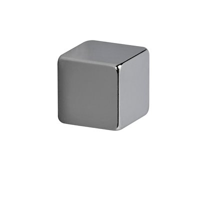 Aimant néodyme MAUL cube 10x10x10mm 3,8kg nickelé 4 pièces