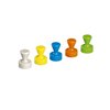 Magneet MAUL Neodymium kegel 12mm 1.5kg assorti 10 stuks foto