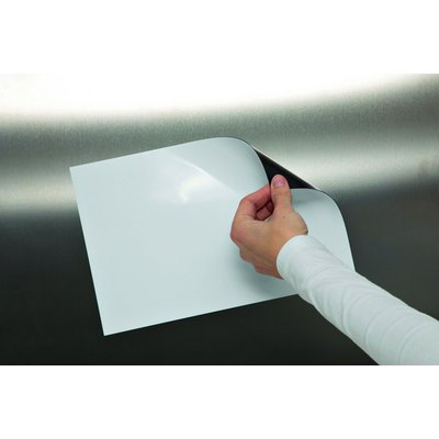 Feuille magnétique MAUL 200x300mm blanc inscriptible effaçable et à couper