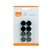 Aimant Nobo 20mm noir 8 pièces
