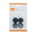 Aimant Nobo 30mm noir 4 pièces