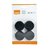 Magneet Nobo 38mm zwart 4 stuks