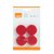 Aimant Nobo 38mm rouge 4 pièces