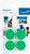 Magneet Legamaster 30mm 850gr groen 4 stuks