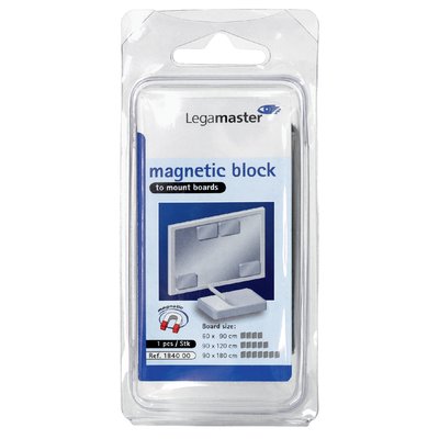 Aimant Legamaster 50x75x12mm bloc aimanté